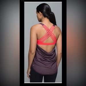 Lululemon Strappy back Wild tank with Bra